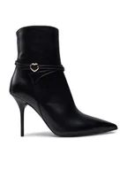 Botki damskie - LOVE MOSCHINO Botki JA21089G0LIA0000 Czarny - miniaturka - grafika 1