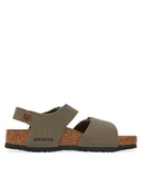Buty dla chłopców - Birkenstock Sandały New York Kids 1029747 S Zielony - miniaturka - grafika 1