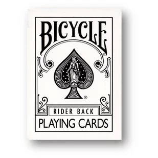Bicycle Standard Rider Back White - Gry karciane - miniaturka - grafika 1