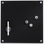 Tablice i flipcharty - Szklana tablica magnetyczna MEMO + 3 magnesy 40x40 cm ZELLER B002QJC5O2 - miniaturka - grafika 1