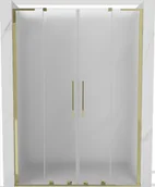 Ścianki i drzwi prysznicowe - Mexen Velar L Duo drzwi prysznicowe rozsuwane 160 cm, szron, złote - 871-160-003-32-50 - miniaturka - grafika 1