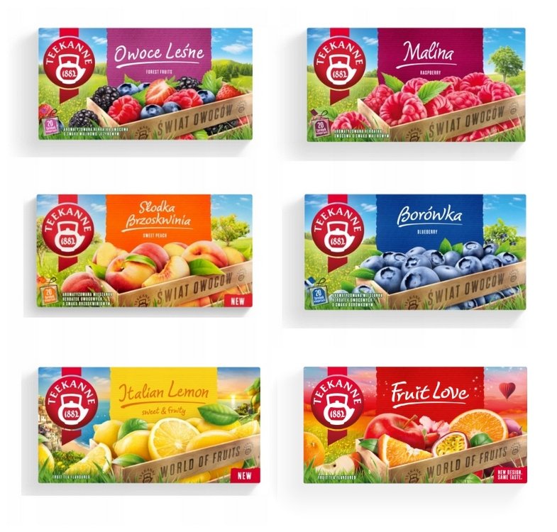 Herbata owocowa ekspresowa Teekanne 120 torebek