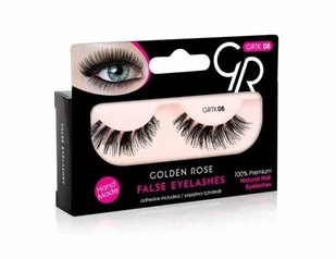 Golden Rose SZTUCZNE RZĘSY Z KLEJEM MODEL NR 08 - Sztuczne rzęsy i akcesoria - miniaturka - grafika 1