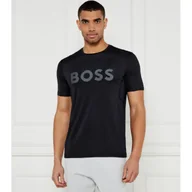 Koszulki męskie - BOSS GREEN T-shirt Tee Active Slim Fit stretch - miniaturka - grafika 1