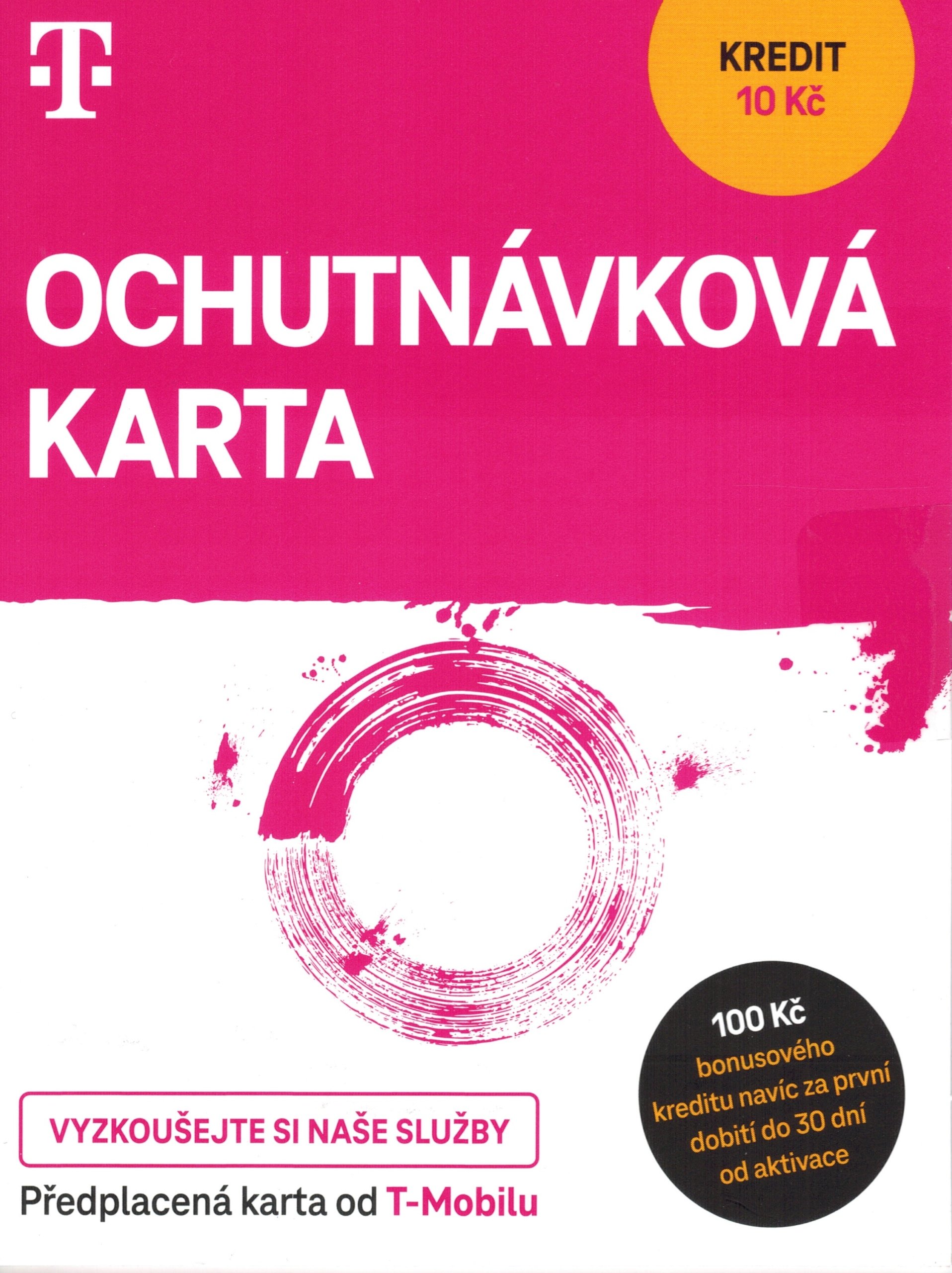 Czeska karta anonimowy starter T-mobile 10 Czk 733 702 755- Złoty numer
