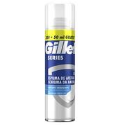 Kosmetyki do golenia - Gillette Series Conditioning pianka do golenia z masłem kakaowym 250ml - miniaturka - grafika 1
