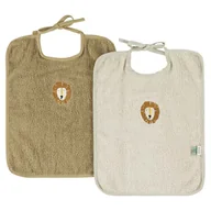 Śliniaki i fartuszki - Śliniaki Xl 2-Pack - Aura Lew Trixie Baby - miniaturka - grafika 1