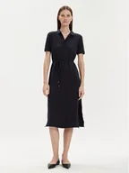 Sukienki - Tommy Hilfiger Sukienka codzienna WW0WW41278 Granatowy Regular Fit - miniaturka - grafika 1