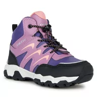 Buty dla dziewczynek - Sneakersy Geox J Magnetar G. B Abx J264LB 054FU C8382 S Violet/Orange - miniaturka - grafika 1