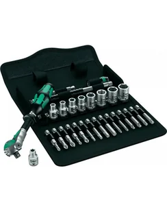 Wera Zestaw nasadek metryczny 1/4"""" 6 3 mm) 28 szt Zyklop Speed 8100 SA 05004016001 - Zestawy narzędziowe - miniaturka - grafika 2