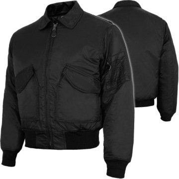 Kurtka Męska Ocieplana Cwu Brandit Pilotka Flayers Flek MA1 Czarna XL