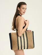 Torebki damskie - Torba Bologna Esotiq beżowy ONE - miniaturka - grafika 1