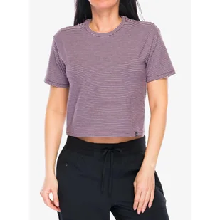Koszulka bawełniana damska Black Diamond BD Stripe SS Tee - Koszulki sportowe damskie - miniaturka - grafika 1