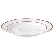 Talerze - Spodek AMBITION Aura Gold 12.5 cm Biało-złoty - miniaturka - grafika 1