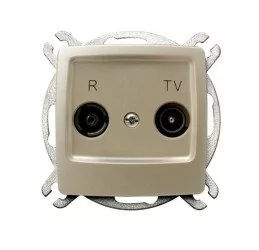 Ospel elektro Gniazdo RTV końcowe ZAR-1 - Karo GPA-SK/M/42 - Gniazdka elektryczne - miniaturka - grafika 1