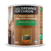 Farby i impregnaty do drewna - Lakierobejca 2w1 dąb Drewnochron - miniaturka - grafika 1