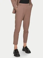 Spodnie damskie - Vila Chinosy Varone 14087406 Brązowy Slim Fit - miniaturka - grafika 1