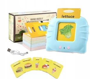 ZABAWKA EDUKACYJNA DO NAUKI JĘZYKA ANGIELSKIEGO DLA DZIECKA CZYTNIK KART - Gry planszowe - miniaturka - grafika 1