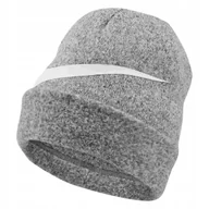 Czapki damskie - Czapka Szara z Logo Nike Zimowa Nike DO8170-010 r. uniwersalny beanie - miniaturka - grafika 1