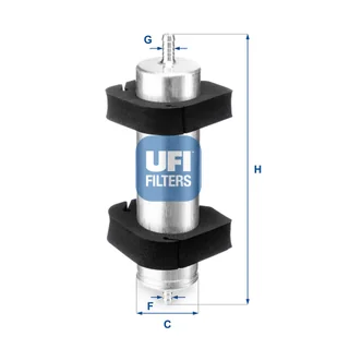 Filtr paliwa UFI Filtry 31.950.00 - Filtry paliwa - miniaturka - grafika 1