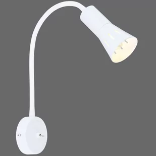 Candellux ARENA KINKIET WYSIĘGNIK 1 40W R50 E14 BIAŁY 91-81346 - Lampy ścienne - miniaturka - grafika 1