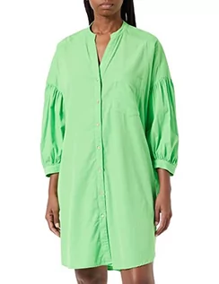 Sukienki - Replay Sukienka damska W9721A, 537 zielony (Acid Green), L - grafika 1