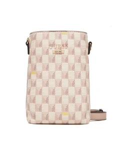 Guess Torebka na telefon TWLW9676015 Beżowy - Etui i futerały do telefonów - miniaturka - grafika 1