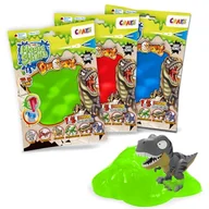 Masy plastyczne - CRAZE Magic Slime 6 foliowa torba 75 ml, zawiera 1 figurkę Dinorex, torba slime dla dzieci, magiczny szlam w różnych torebkach - miniaturka - grafika 1