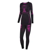 Pozostała odzież narciarska - Viking, Komplet bielizny termoaktywnej damskiej, Etna, czarny, rozmiar L - miniaturka - grafika 1