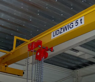 Wciągnik łańcuchowy przejezdny (udźwig: 5,0 T, wysokość podnoszenia: 4m, zakres toru jeznego: 113-170 mm) 95881685 - Wciągarki - miniaturka - grafika 4