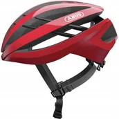 Kaski rowerowe - Kask rowerowy Abus Aventor Racing Red S 51-55cm - miniaturka - grafika 1