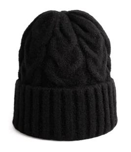 Czapka Damska Młodzieżowa Beanie Podwijana Zimowa Casualowa Ciepła Z Wełną - Czapki damskie - miniaturka - grafika 1