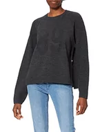 Swetry damskie - G-STAR RAW Damski sweter z dzianiny 89 z logo, Wielokolorowy (Dk Grey Htr D20428-b670-2864), XL - miniaturka - grafika 1