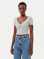 Koszulki i topy damskie - ONLY T-Shirt Betty 15311919 Szary Regular Fit - miniaturka - grafika 1