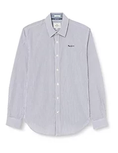 Pepe Jeans Koszula męska Percy, Niebieski (Dulwich), XL - Koszule męskie - miniaturka - grafika 1
