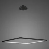 Lampy sufitowe - Lampa wisząca Ledowe Kwadraty No.1 60cm in 3k czarna ściemnialna Altavola Design - miniaturka - grafika 1