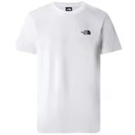 Koszulki sportowe męskie - Koszulka męska The North Face M S/S Simple Dome Tee Rozmiar: M / Kolor: biały - miniaturka - grafika 1