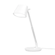 Lampy stojące - Lampka biurkowa z regulowaną wysokością K-BL1527 BIAŁY z serii BOLEK - miniaturka - grafika 1