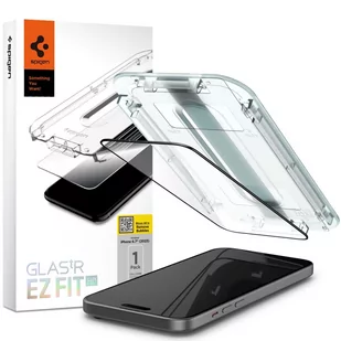 Szkło Hartowane Spigen Glas.Tr ”Ez Fit” Fc Iphone 15 Plus Black - Szkła hartowane na telefon - miniaturka - grafika 1