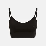 Biustonosze - Damski Stanik sportowy GUESS ANGELICA ACTIVE BRA V2RP11MC03W-JBLK – Czarny - miniaturka - grafika 1