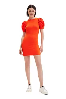 Sukienki - Desigual Damska sukienka Vest_Valentina, 7022 GOLDEN Poppy Casual, pomarańczowa, XS - grafika 1