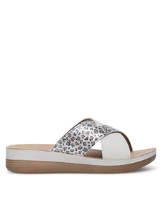 Inblu Klapki FT000013 Beżowy - Klapki i japonki damskie - miniaturka - grafika 1