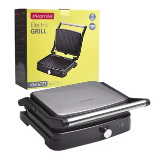 Grill elektryczny GRILL ELEKTRYCZNY SKŁADANY OPIEKACZ TOSTER KAMILLE KM6727 - Grille elektryczne - miniaturka - grafika 1