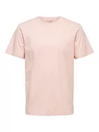 Koszulki męskie - SELECTED HOMME Slhnorman Ss O-Neck Tee W Noos T-Shirt męski, Silver Pink, XXL - miniaturka - grafika 1
