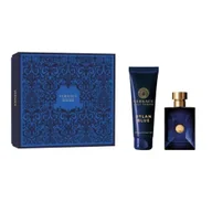 Zestawy perfum męskich - Versace Pour Homme Dylan Blue zestaw woda toaletowa spray 50ml + żel pod prysznic 100ml - miniaturka - grafika 1