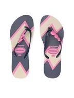 Klapki i japonki damskie - Havaianas Japonki 41469120121 Kolorowy - miniaturka - grafika 1