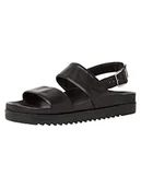 Sandały damskie - Tamaris Sandały damskie 1-1-28402-28 003 39 z obcasem, Black Leather, EU - miniaturka - grafika 1