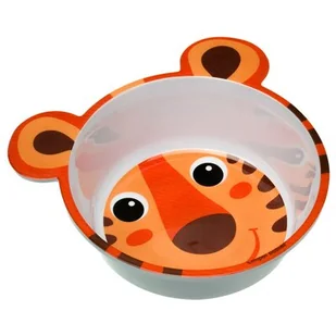 Canpol babies Canpol Miseczka antypoślizgowa z melaminy z uszami 4/520 Hello Lttle orange 43976 - Miseczki i talerzyki dla dzieci - miniaturka - grafika 1