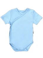 Body dla niemowląt - Niemowlęce body na krótki rękaw niebieskie, Nicol,r.48 - miniaturka - grafika 1