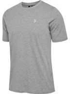 Koszulki męskie - Hummel koszulka męska bawełniana logo haftowane hml Pulse T-shirt r. XL - miniaturka - grafika 1